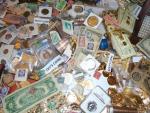 20-Piece Coin Lot: Silver, Gold, Currency, Gems