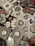 VIP Silver Coin and Currency Collection in Cigar Box