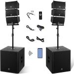 PRORECK Club 8000 DJ Powered Speaker System