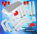 2.5" Turbo Intercooler Kit with Piping and Clamps