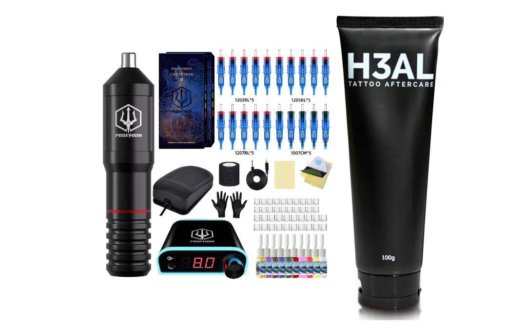 VIP Wireless Tattoo Pen Kit with 20 Inks