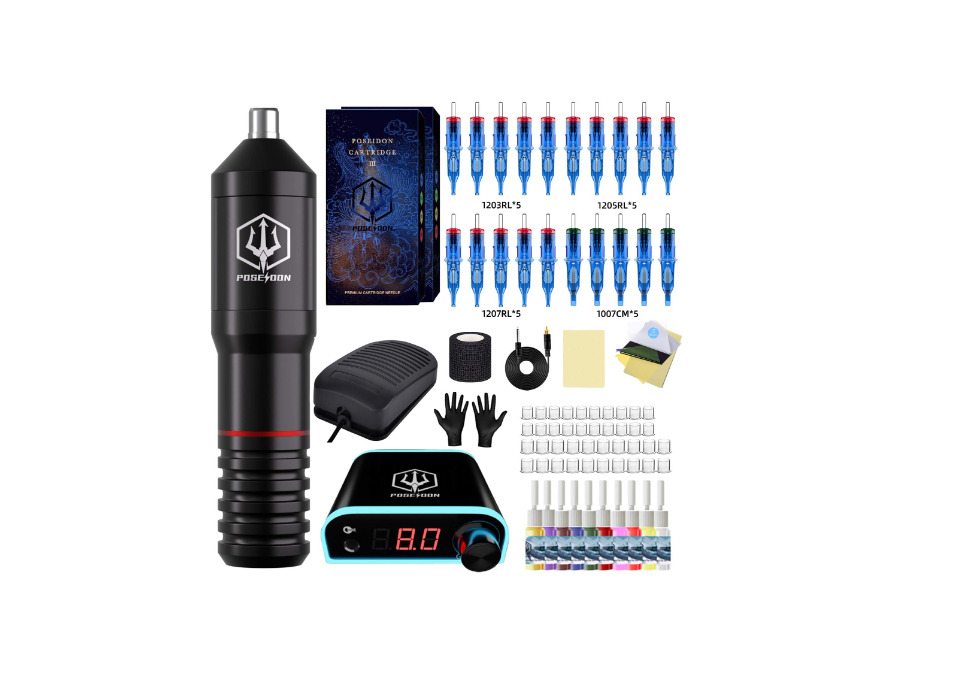 VIP Wireless Tattoo Pen Kit with 20 Inks