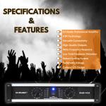 VIP MUSYSIC Pro Power Amplifier SYS-4500 4500W