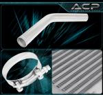 Aluminum Turbo Front Mount Intercooler with Piping Kit