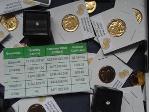 US Coin Estate Lot: Silver, Gold, Diamonds - 10 Pieces
