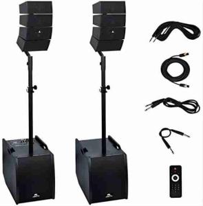 Proreck AEF 12" 3200W DJ Speaker System Set