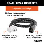 CURT 51525 Brake Controller Harness for Silverado/Sierra