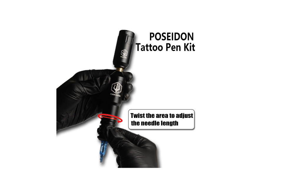 Portable Wireless Tattoo Pen Kit Set with 20 Ink