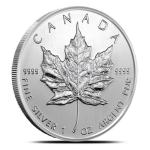 Canadian Silver Maple Leaf Coin - 1 oz