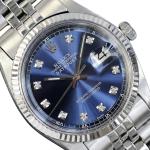 ROLEX Men's Datejust Blue Dial 36mm Watch