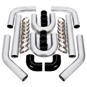 Turbo Aluminum Intercooler Piping Kit with Couplers