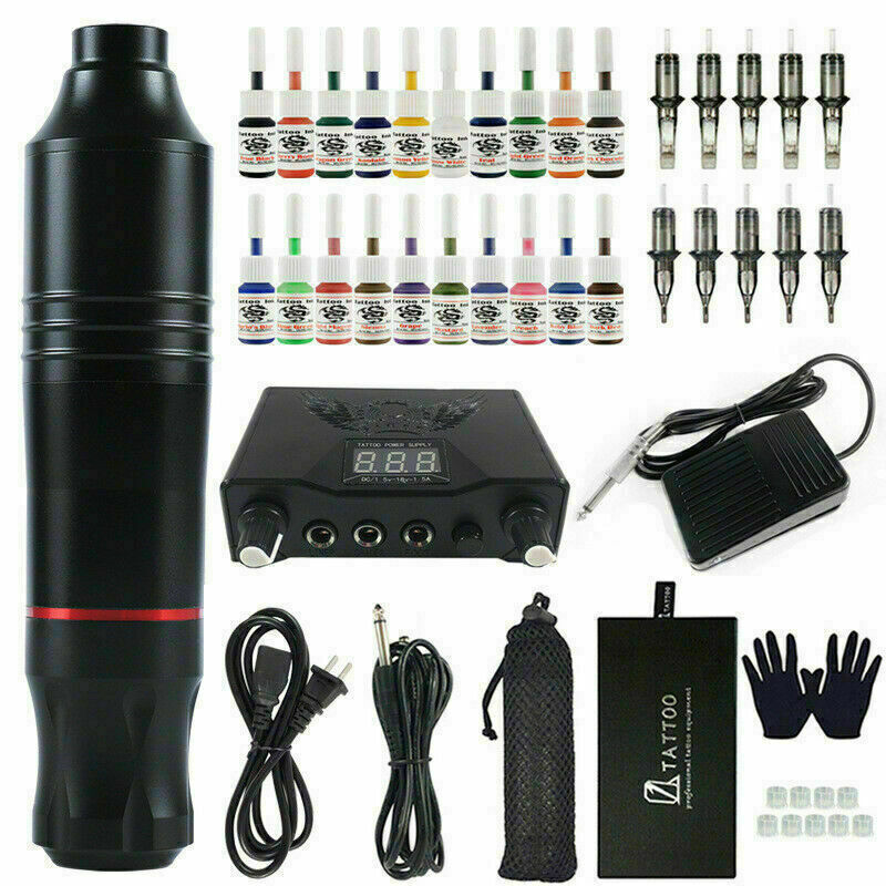 VIP Online Marketplace Tattoo Pen Kit Set 20INK