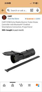 Curt Echo Mobile Trailer Brake Controller, 7-Way