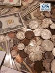ESTATE SALE FIND, OLD US COINS, GOLD, .999 SILVER BARS, BULLION, RARE U.S. BILLS
