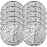 10-Pack of 2026 $1 American Silver Eagles