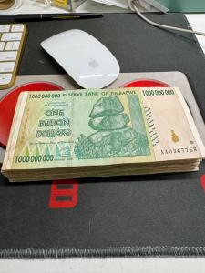Zimbabwe 1 Billion Dollar Banknote, 2008 Edition
