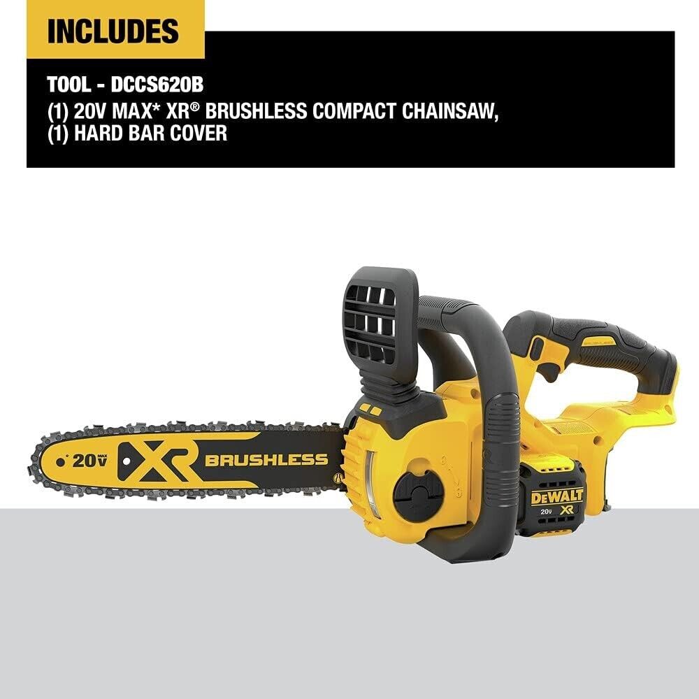 DEWALT DCCS620B 20V MAX XR Compact Chainsaw VIP