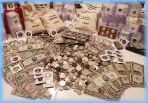 Old US Coins, Gold & Silver Bullion