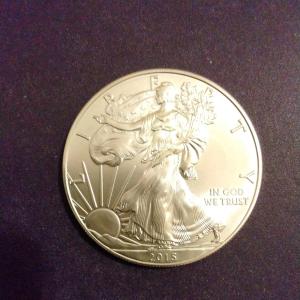 2015 American Silver Eagle Coin - .999 Fine Silver