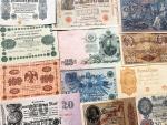 Vintage and Modern World Paper Money Set