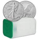 2026 Silver Eagle Roll of 20 Coins in Tube