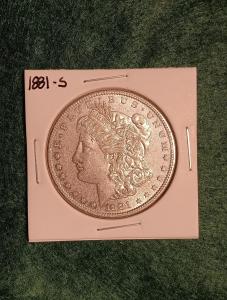 1881-S San Francisco Morgan Silver Dollar Coin