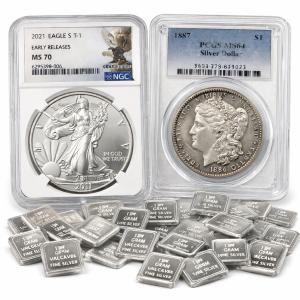 Silver Coin Mystery Packs – American Eagles & Morgans