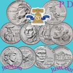 2026 P&D SemiQuinCentennial Coin Set - 10 Pieces