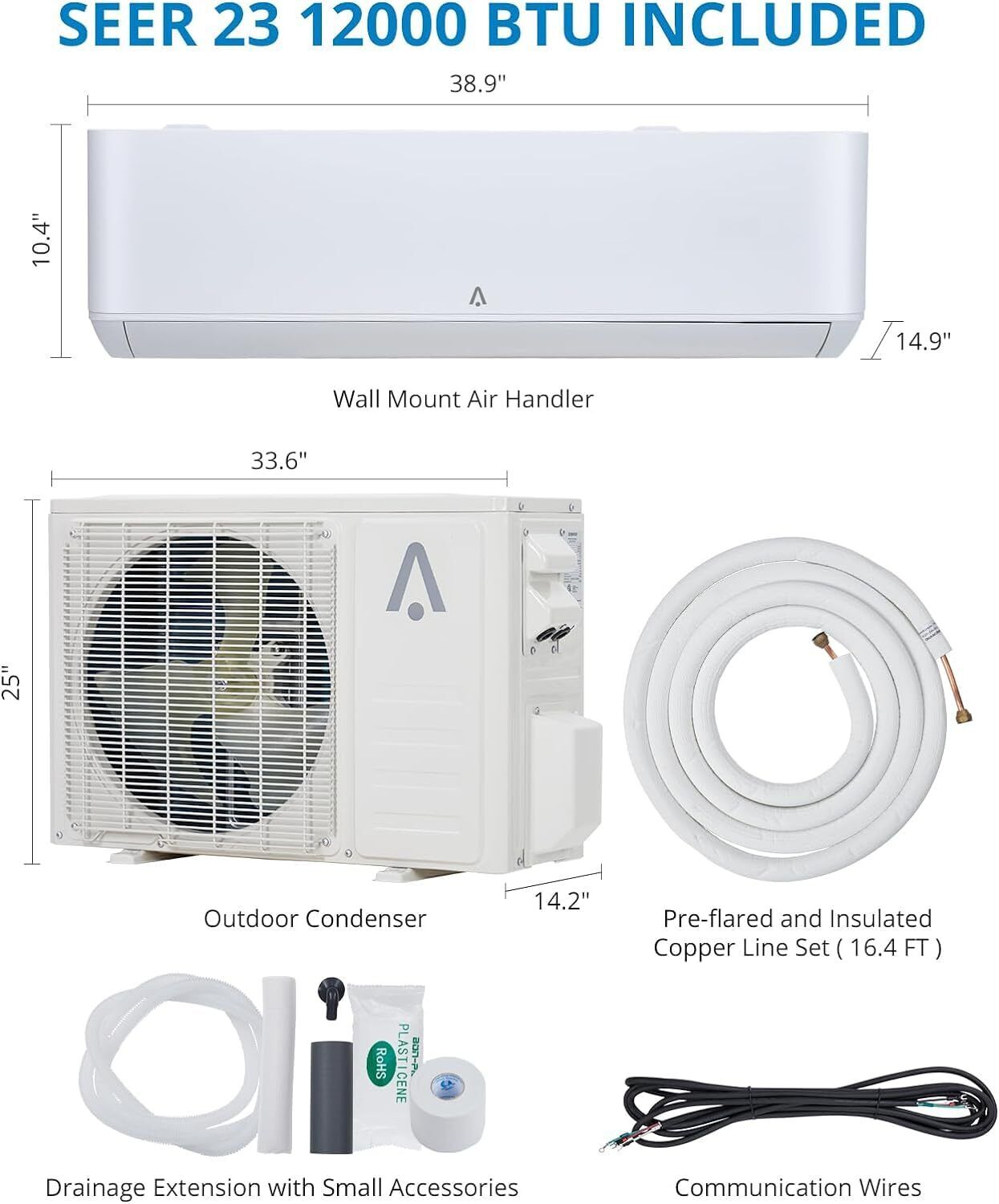 VIP Online: 12,000 BTU Ductless Mini Split Air Conditioner