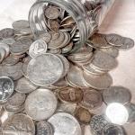 Mason Jar Mixed Lot of US Silver Coins