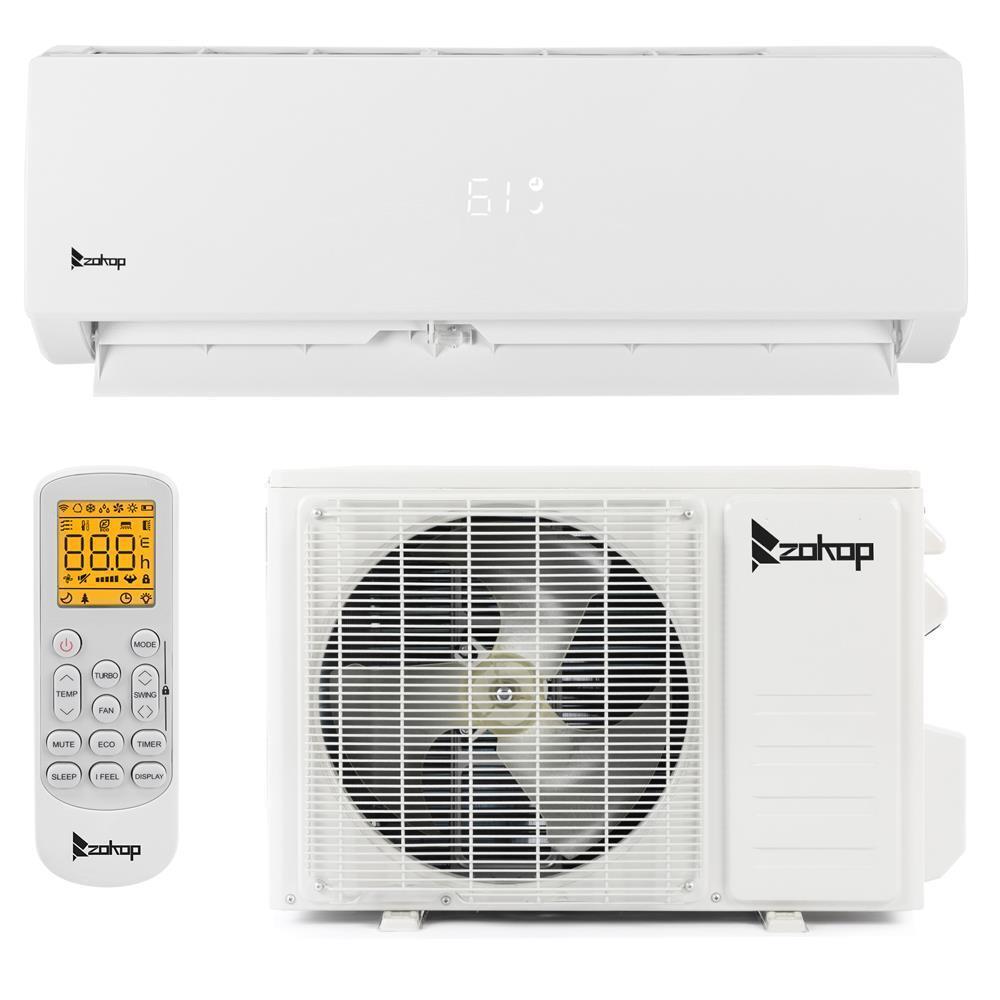 Zokop 12,000 BTU Split Inverter AC Heat Cooling