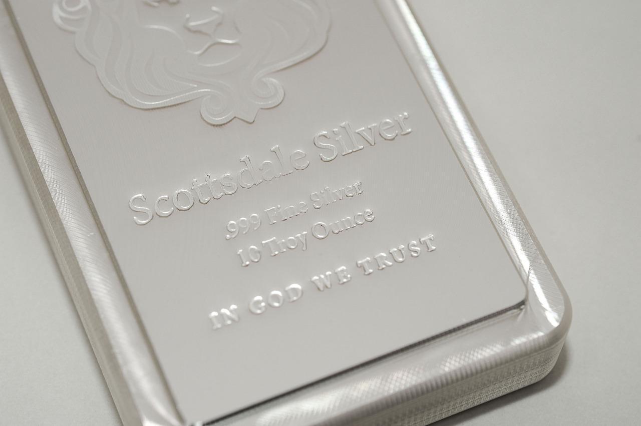 2 x 10oz Scottsdale STACKER® Silver Bars #A248