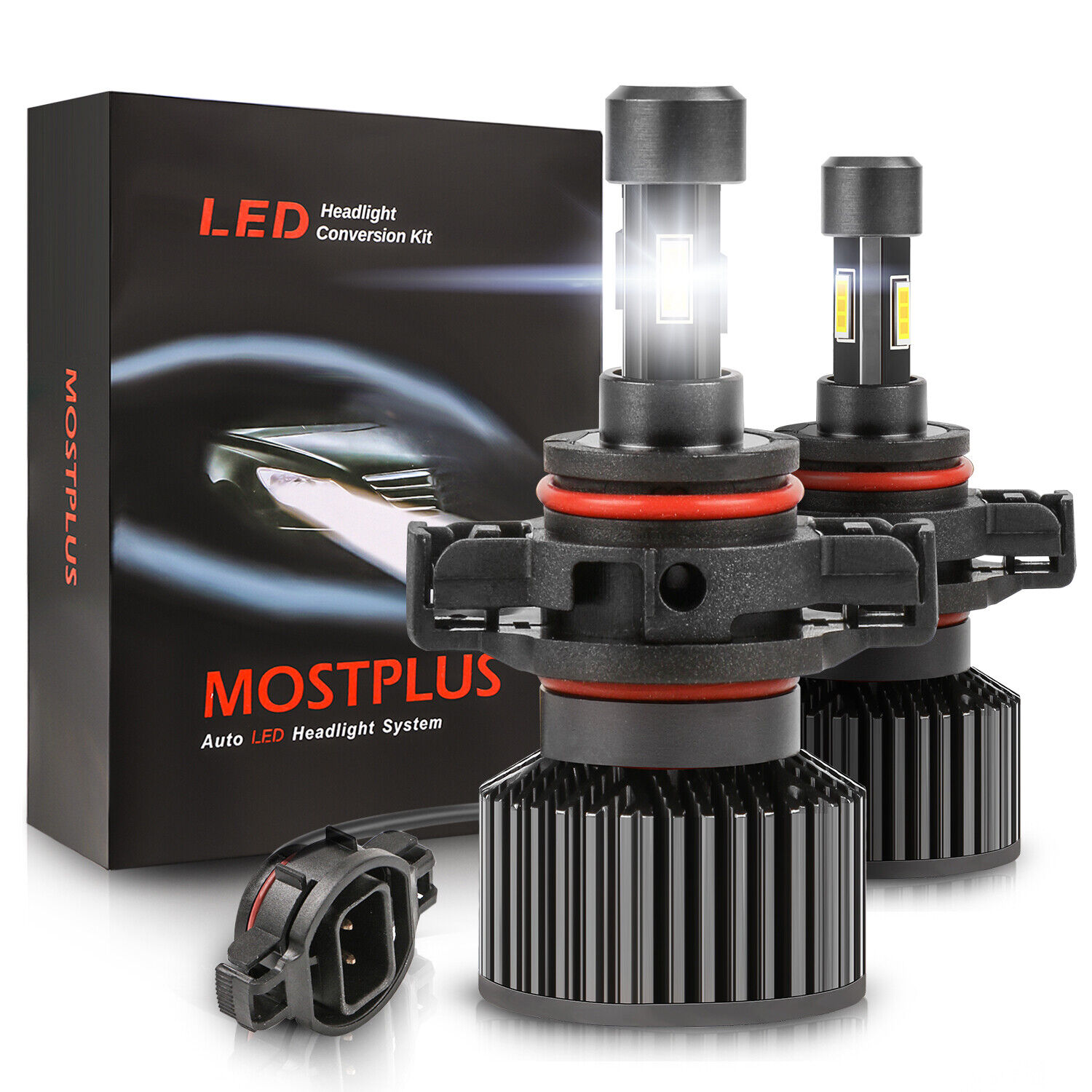 MOSTPLUS XENON White 130W LED Fog Light Bulbs