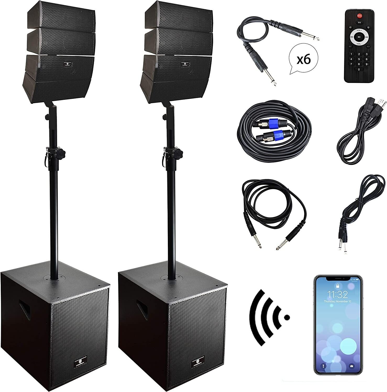 PRORECK CLUB 3000 12-Inch 4000W VIP Speaker System
