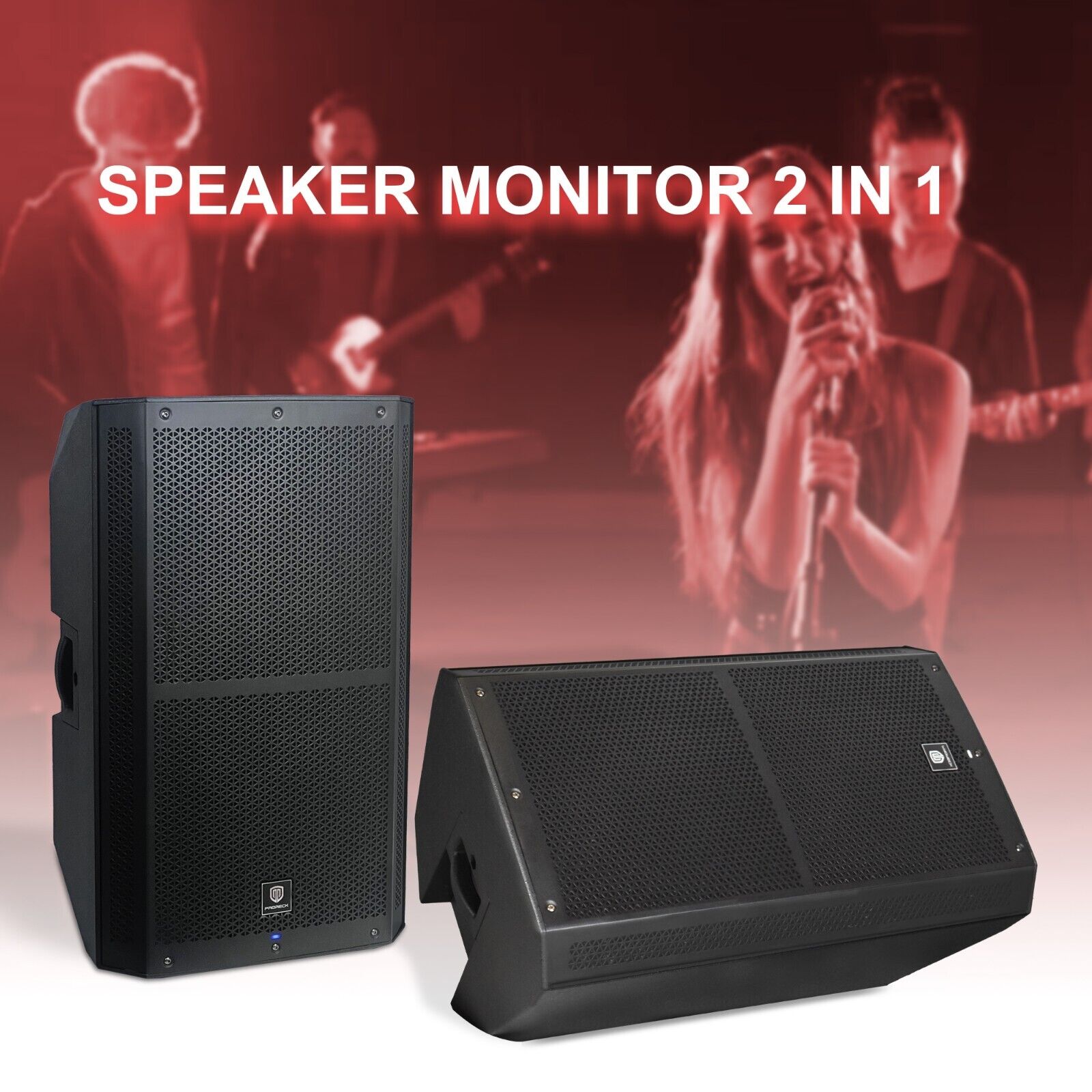 PRORECK SP-15 1400W Bluetooth Stereo PA Speaker