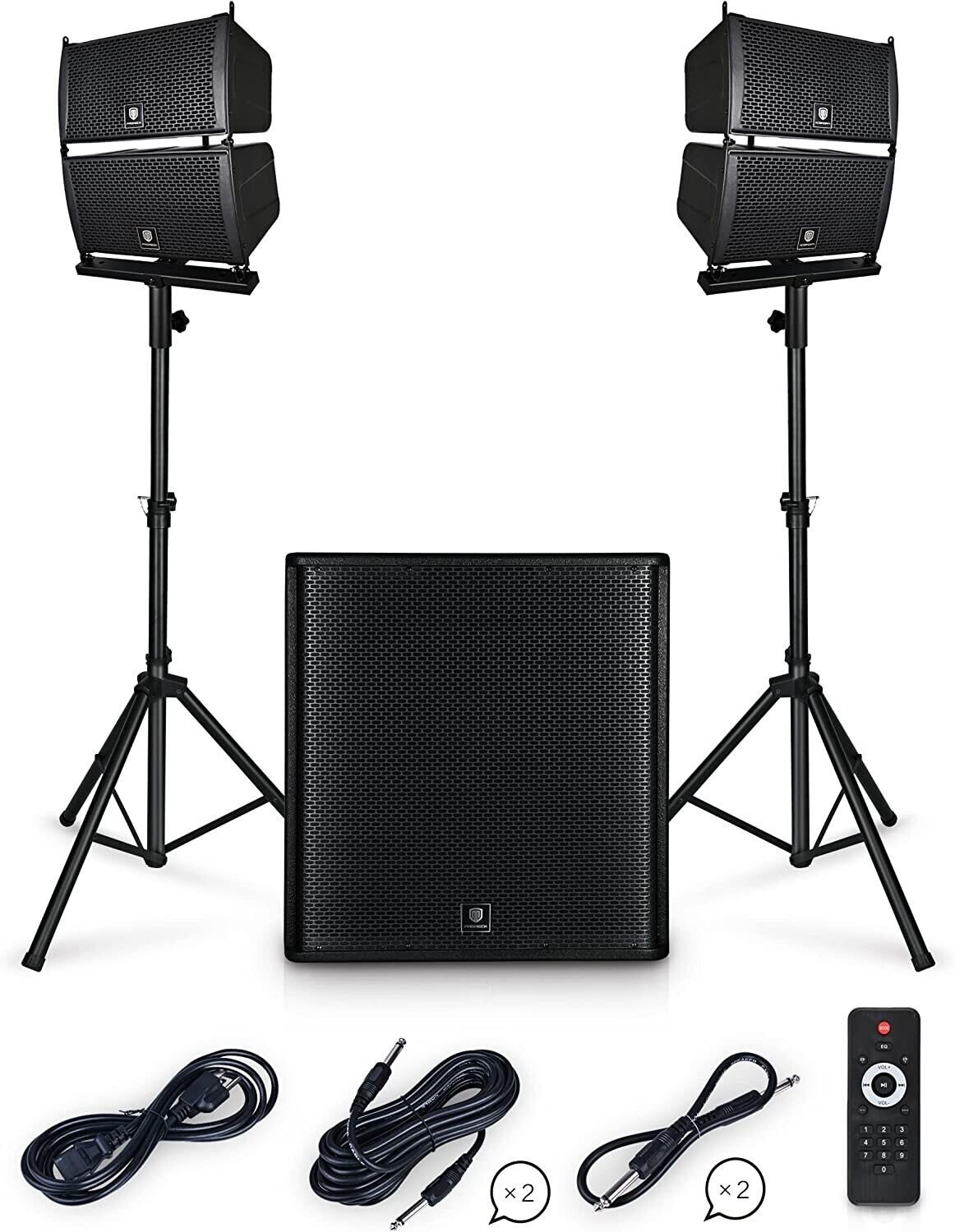 PRORECK Club 4000 18-inch Stereo DJ Speaker System