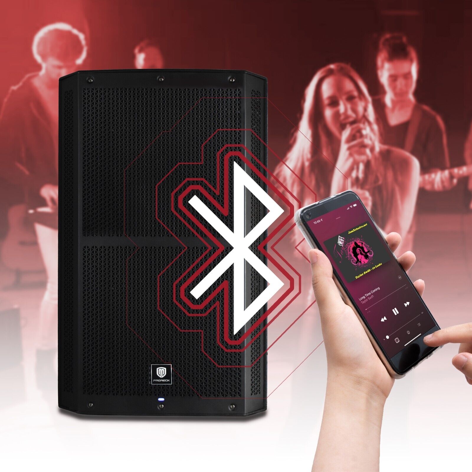 PRORECK SP-15 1400W Bluetooth Stereo PA Speaker
