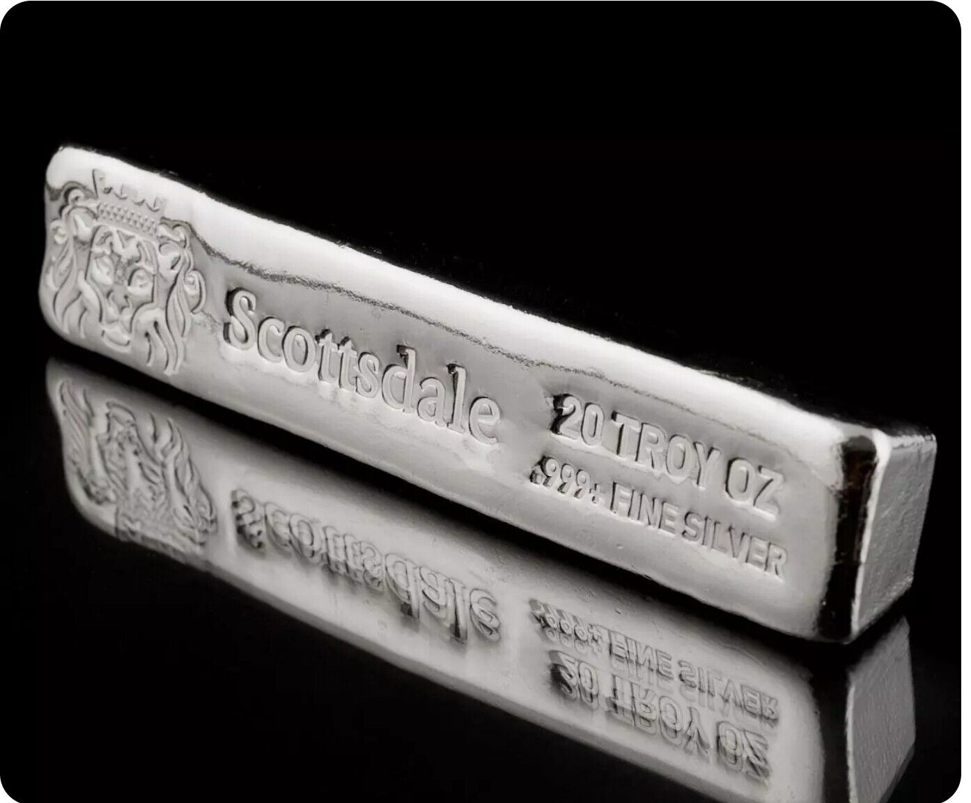 Scottsdale Mint 20 oz Silver Bar - .999 Fine
