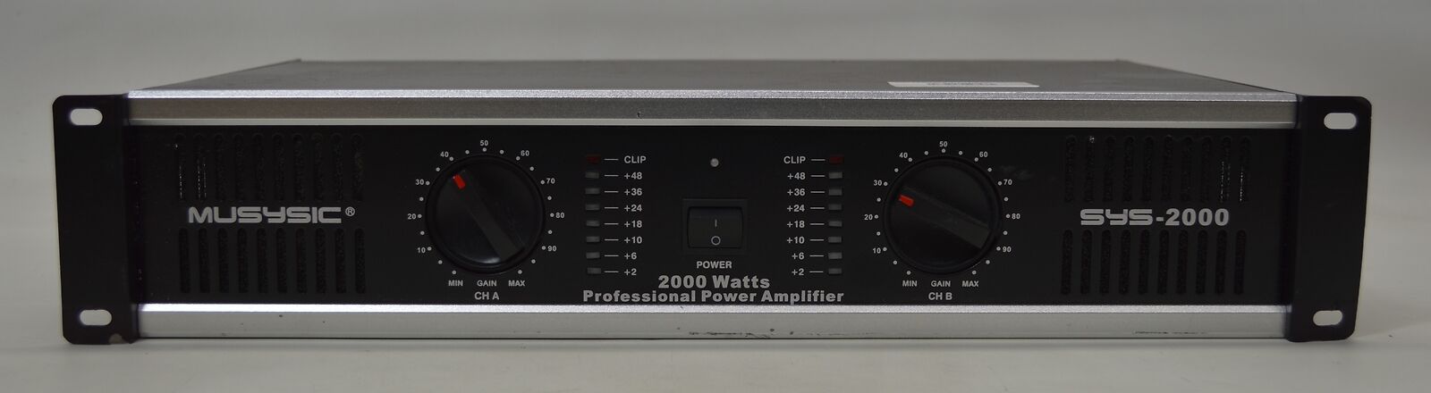 Professional DJ PA Power Amplifier | 2000W | MUSYSIC