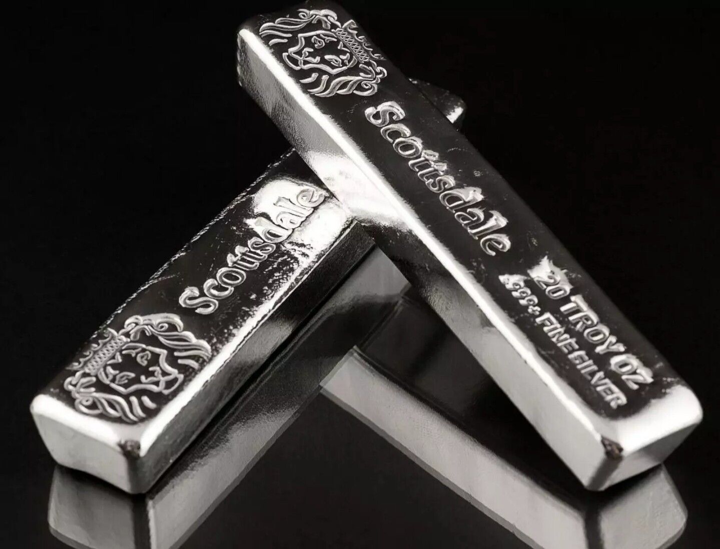 Scottsdale Mint 20 oz Silver Bar - .999 Fine