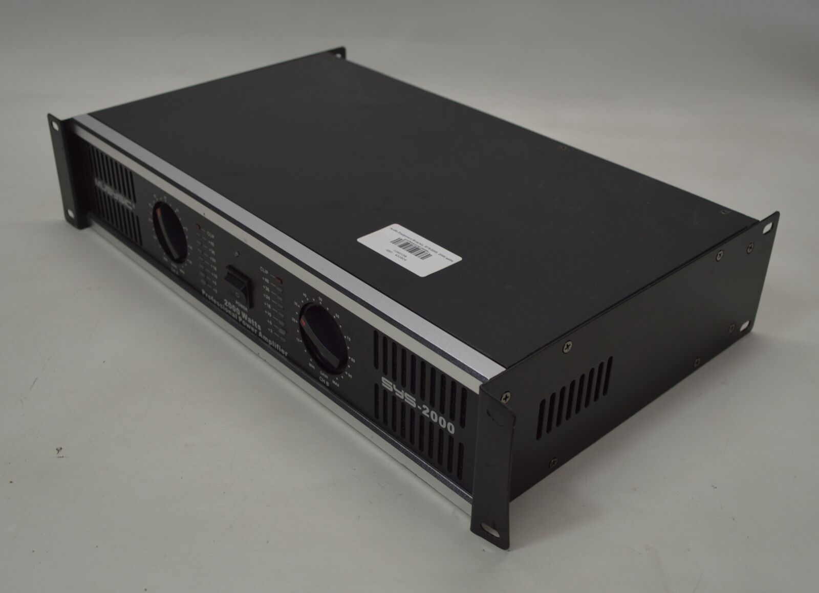 Professional DJ PA Power Amplifier | 2000W | MUSYSIC