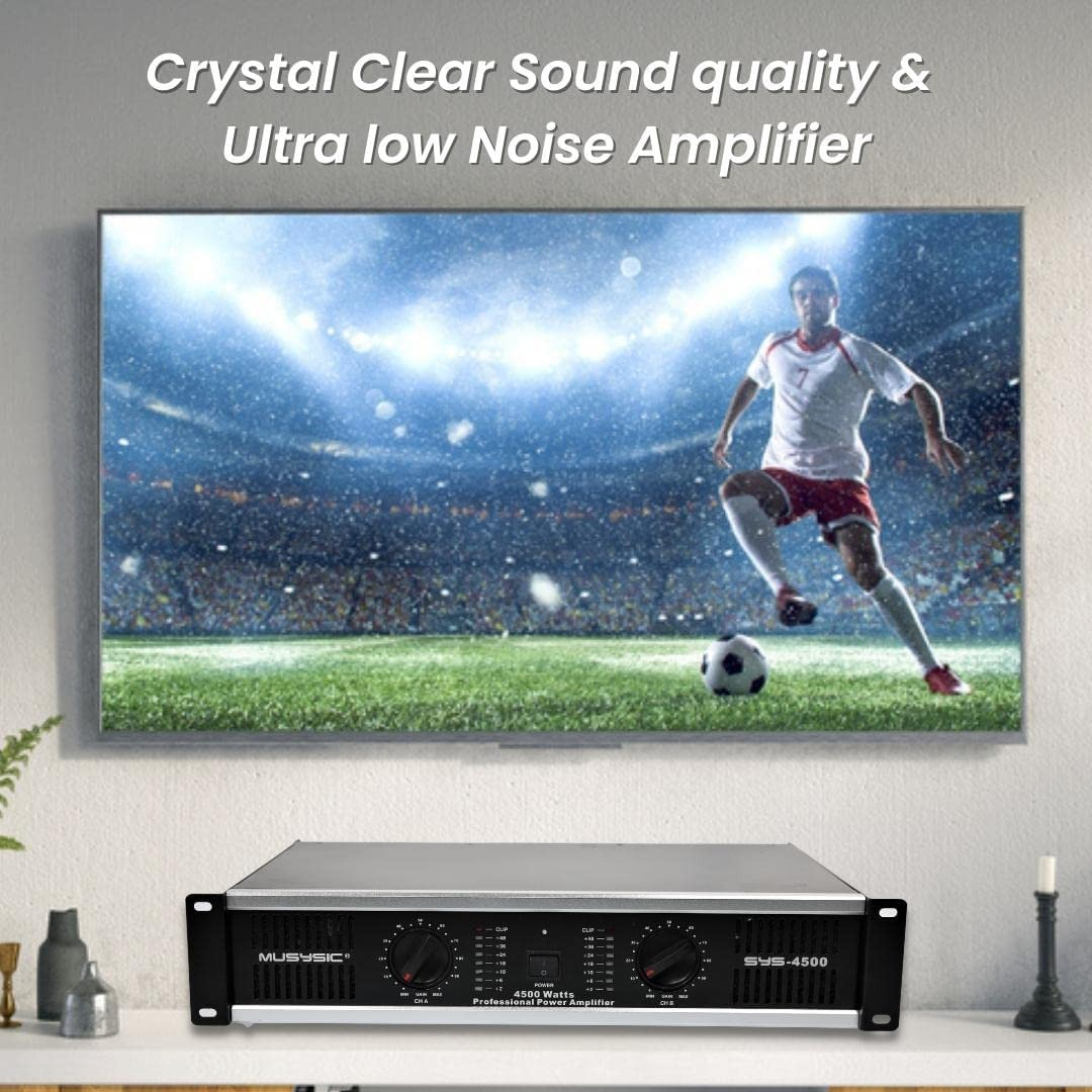 Clear Sound 2 Channel Power Amplifier - Professional 2U