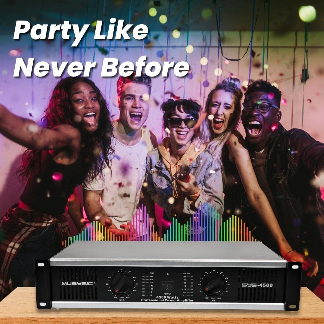 Clear Sound 2 Channel Power Amplifier - Professional 2U