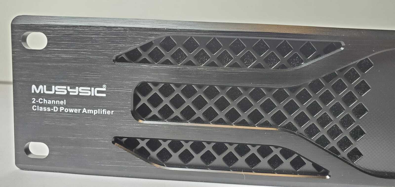 MUSYSIC Pro 2-Channel 2x8000W D-Class Power Amp MU-D16K
