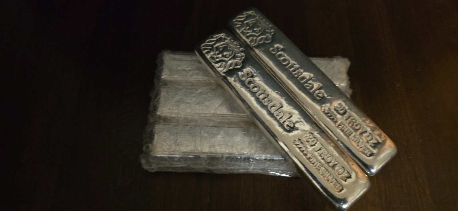Scottsdale Mint 20 oz Silver Bar - .999 Fine