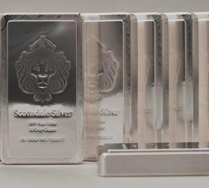 20 Troy ozs 999 FN SILVER Stacker Bars