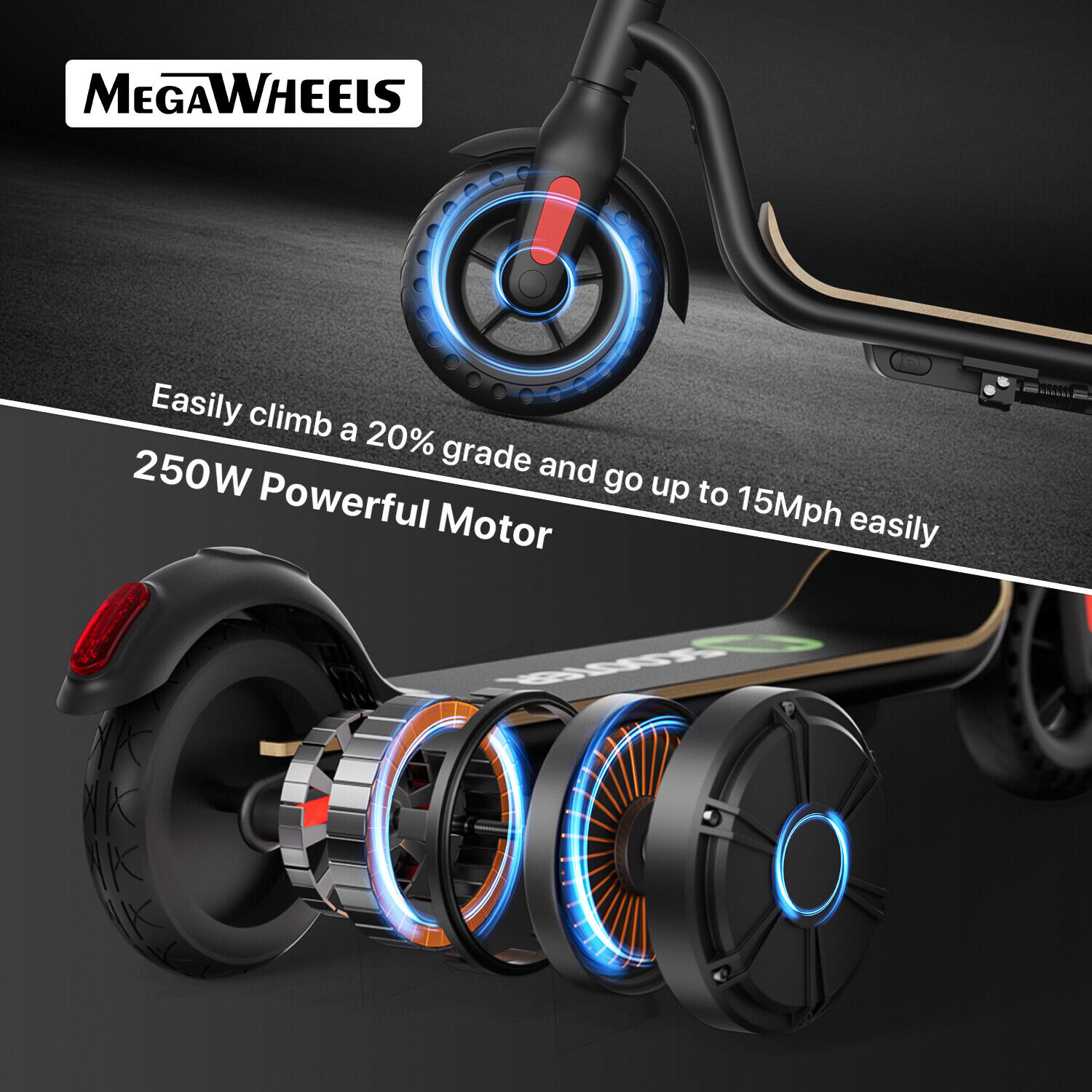 Long Range Electric Folding Adult Kick E-Scooter Urban