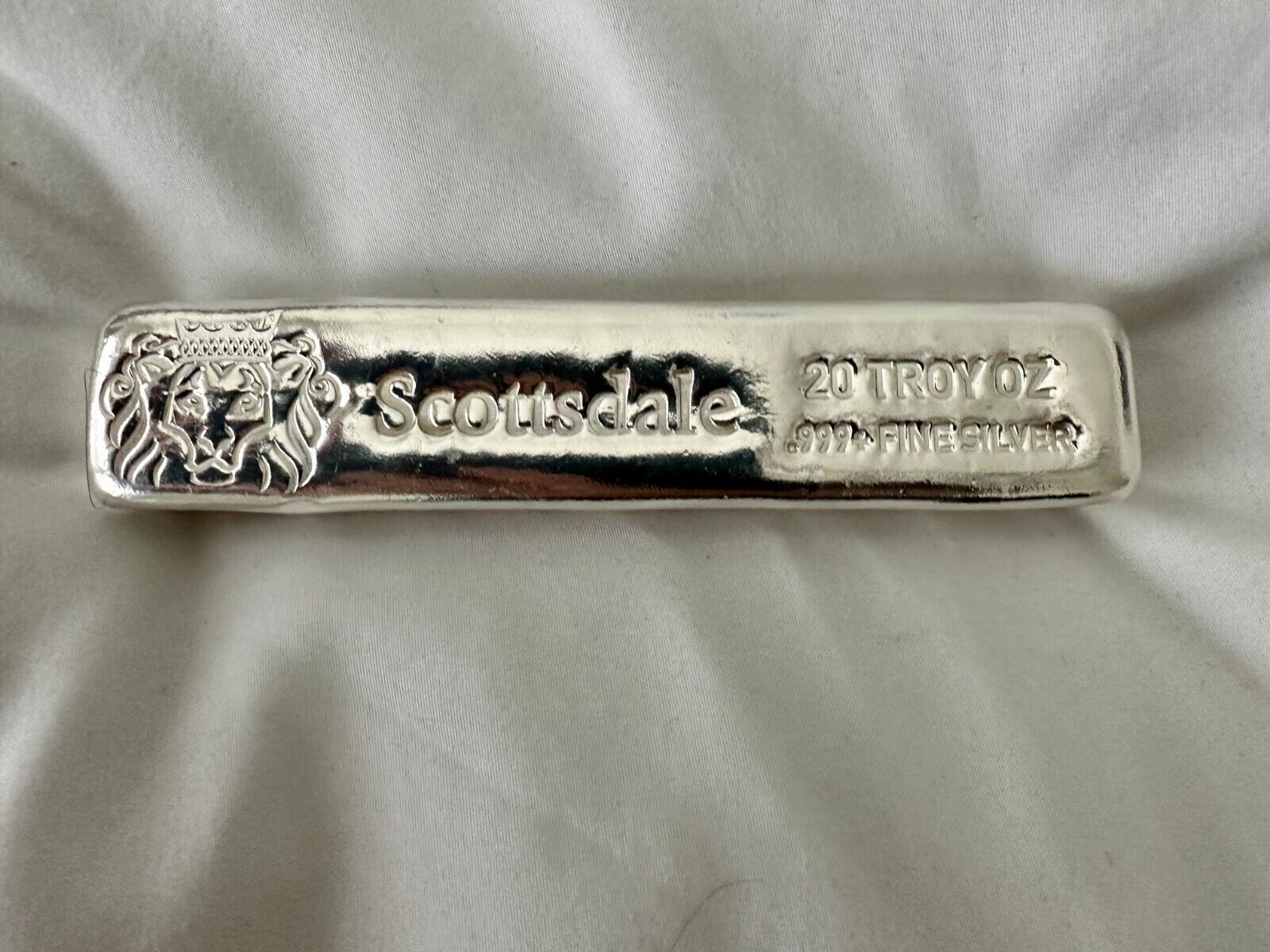 20 oz Scottsdale Mint Silver Bullion Bar VIP