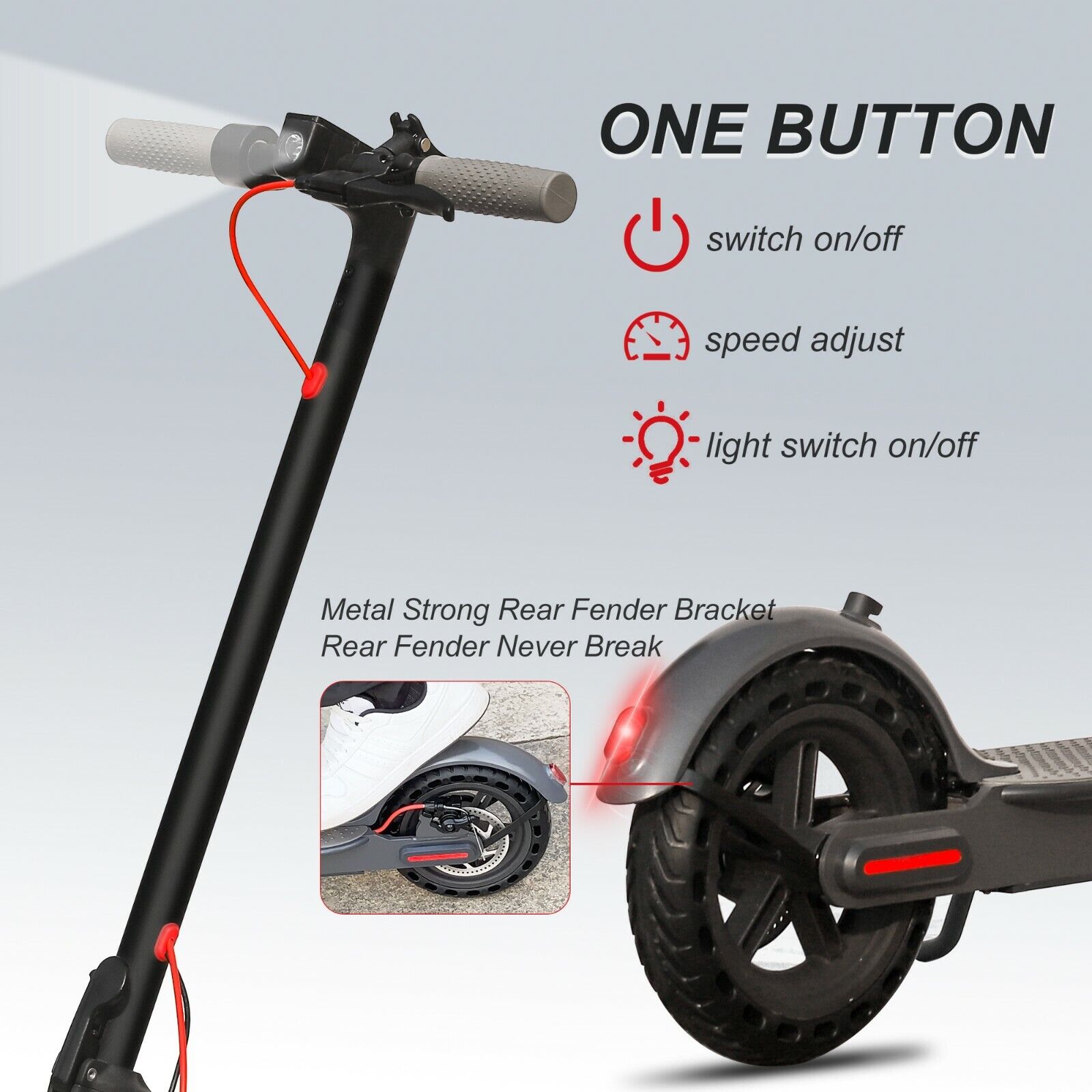 VIP Commuter Folding Electric Scooter, Long Range Adult