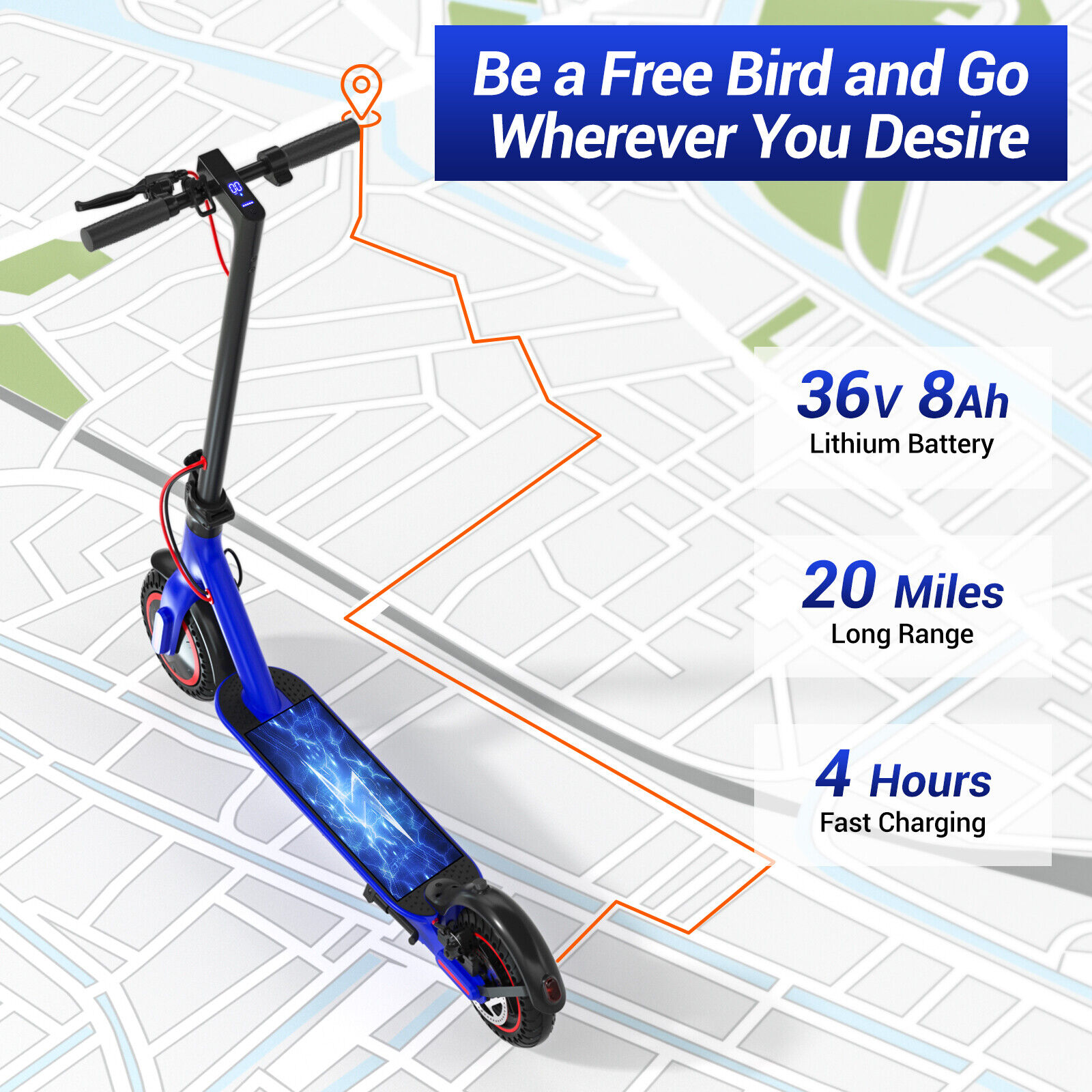 Urban Commuter Folding Electric Scooter VIP Marketplace